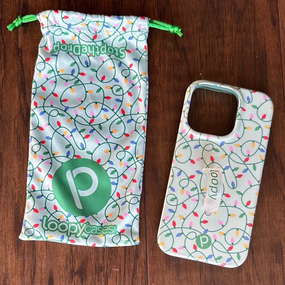 Christmas Loopy Case Holiday Lights Phone Case - Multicolor